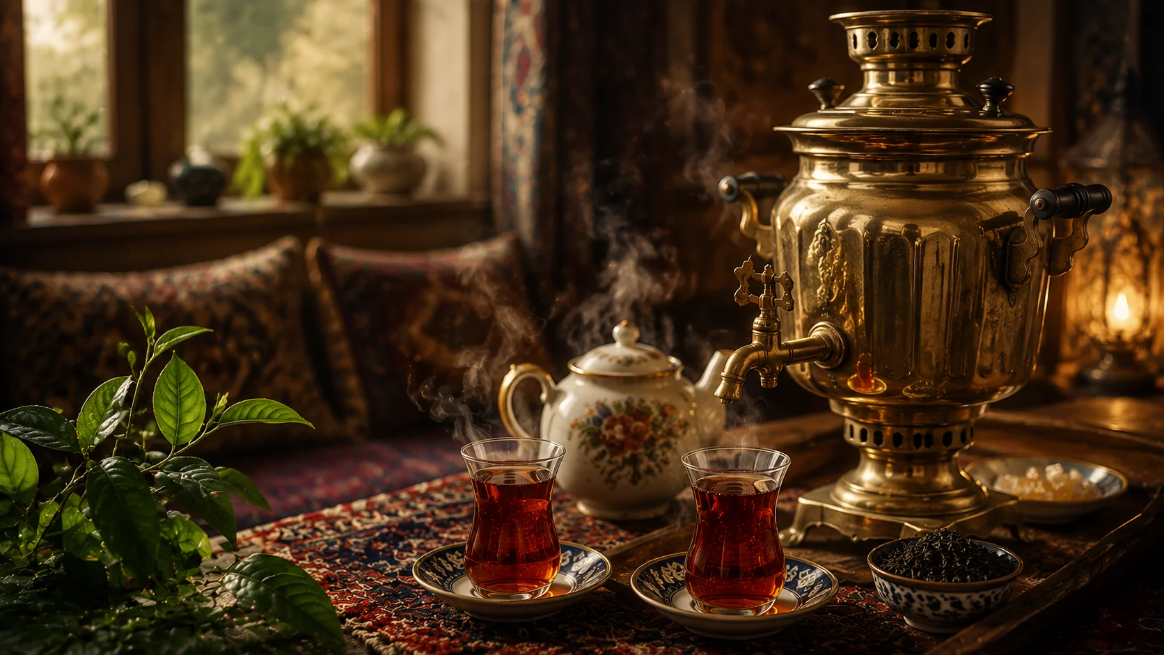 سماور و چای — روش دم بدون تلخی — مجله دلیچه