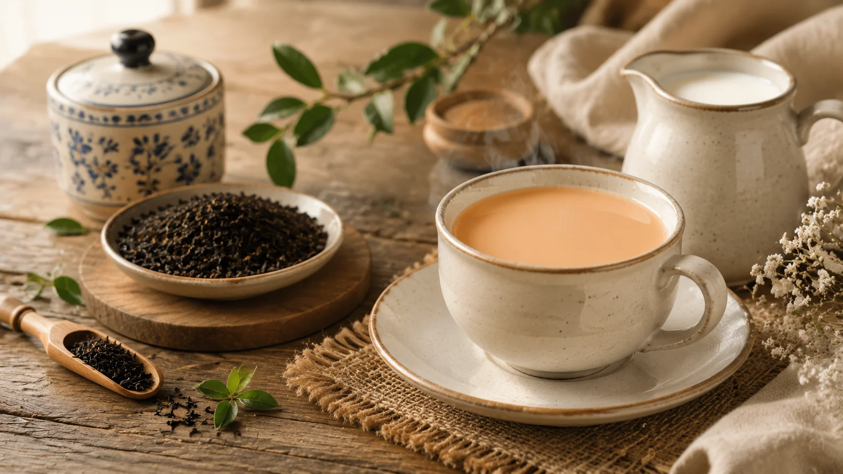 چای با شیر — سنت و طعم