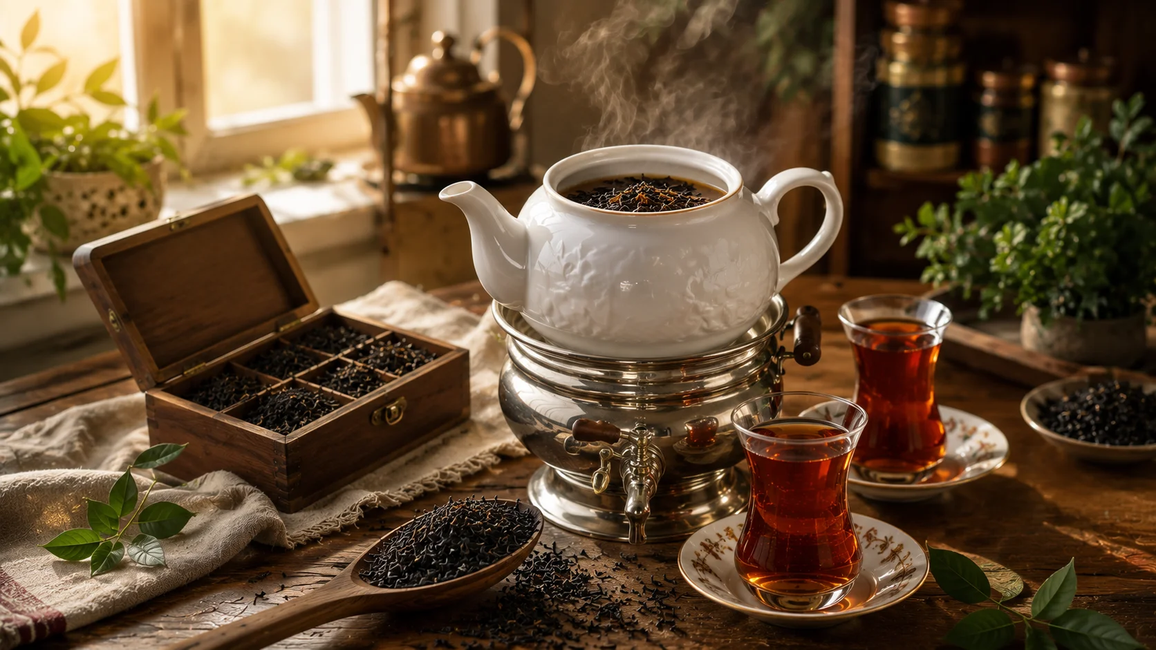 آموزش دم چای تمام‌برگ — راهنمای دلیچه