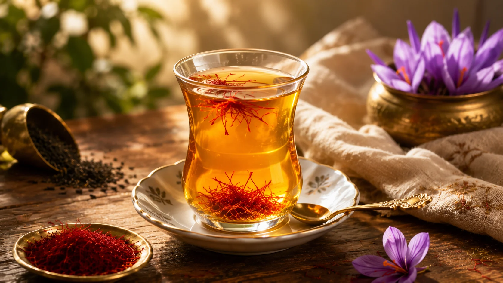 چای زعفرانی — وقتی فنجان باید خاص باشد — مجله دلیچه