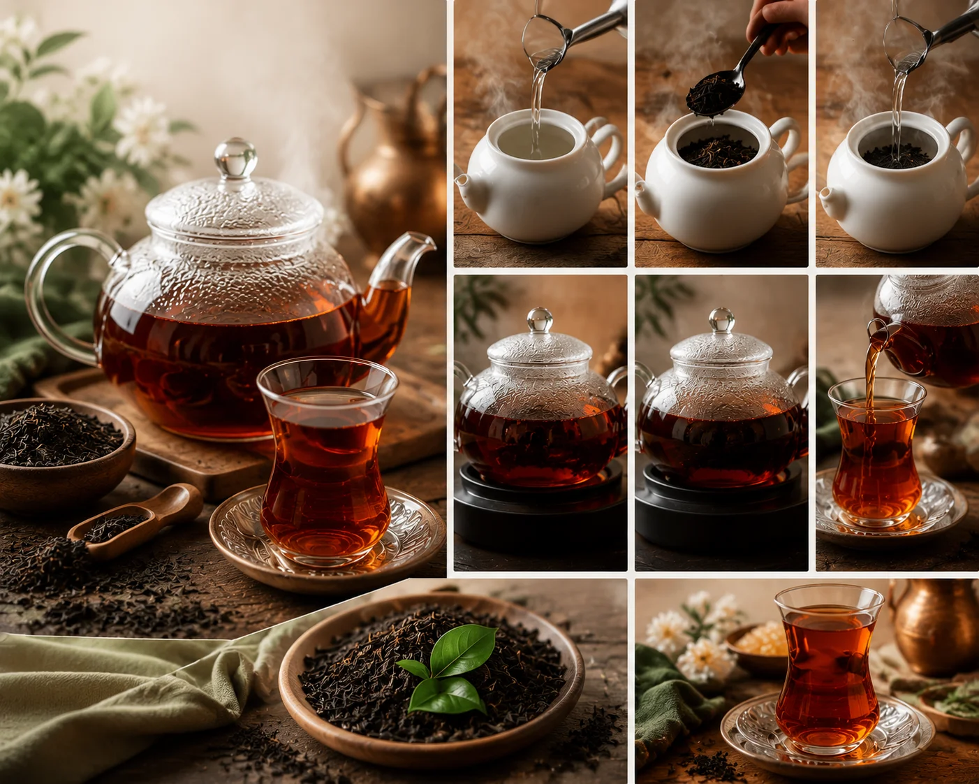 آموزش دم چای سیاه — از صفر تا فنجان طلایی — مجله دلیچه