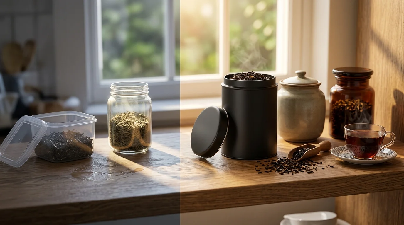 نگهداری چای — کدام ظرف؟ کدام اشتباه؟ — مجله دلیچه