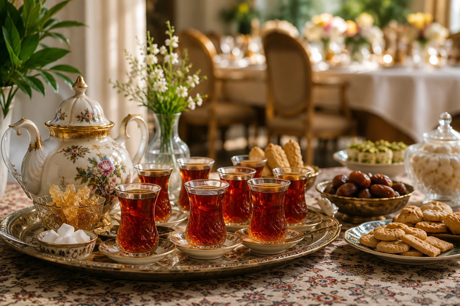 چای مهمانی؛ راهنمای کامل پذیرایی از ۱۰ تا ۱۰۰ مهمان — مجله دلیچه