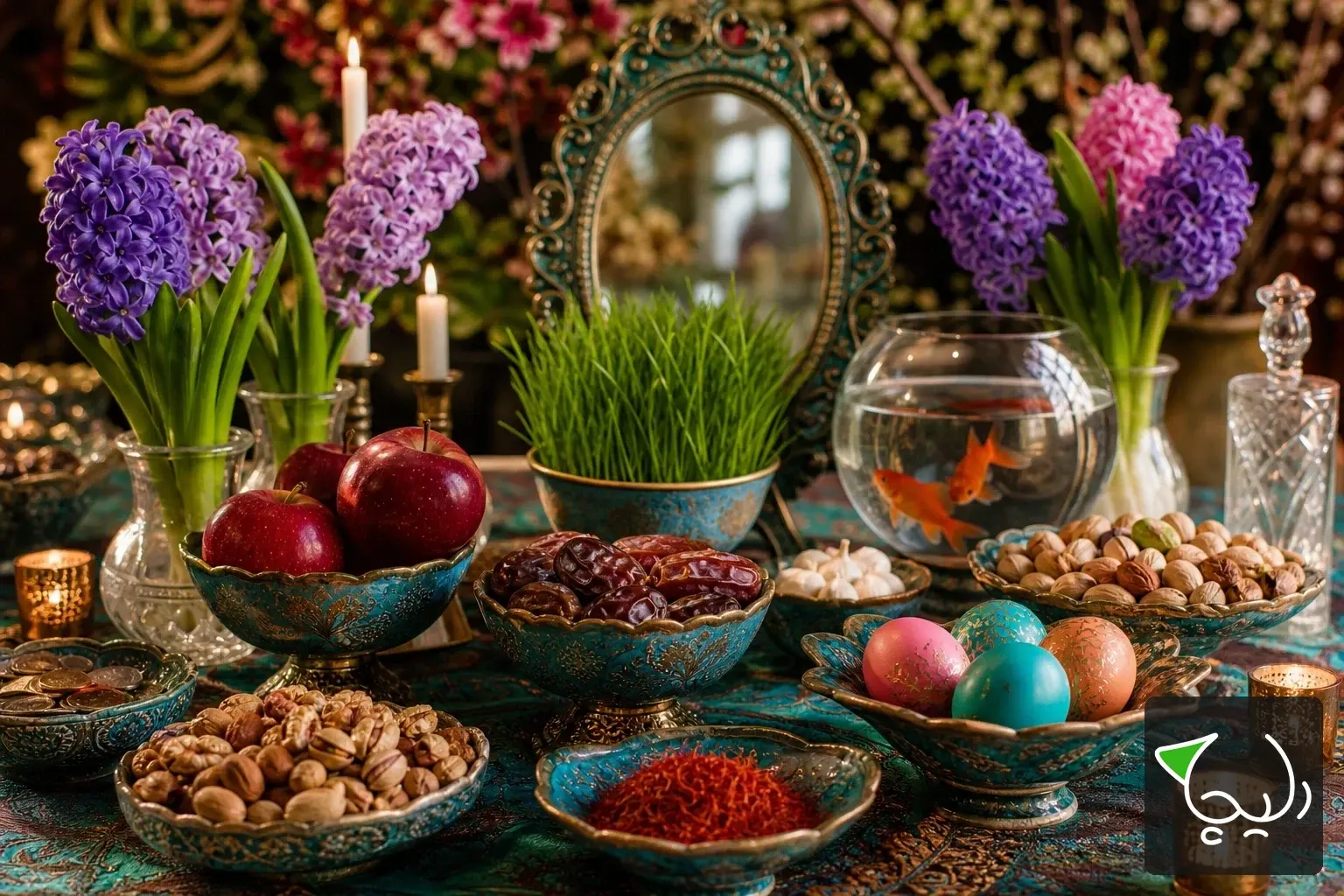 هفت‌سین و خشکبار — مجله دلیچه