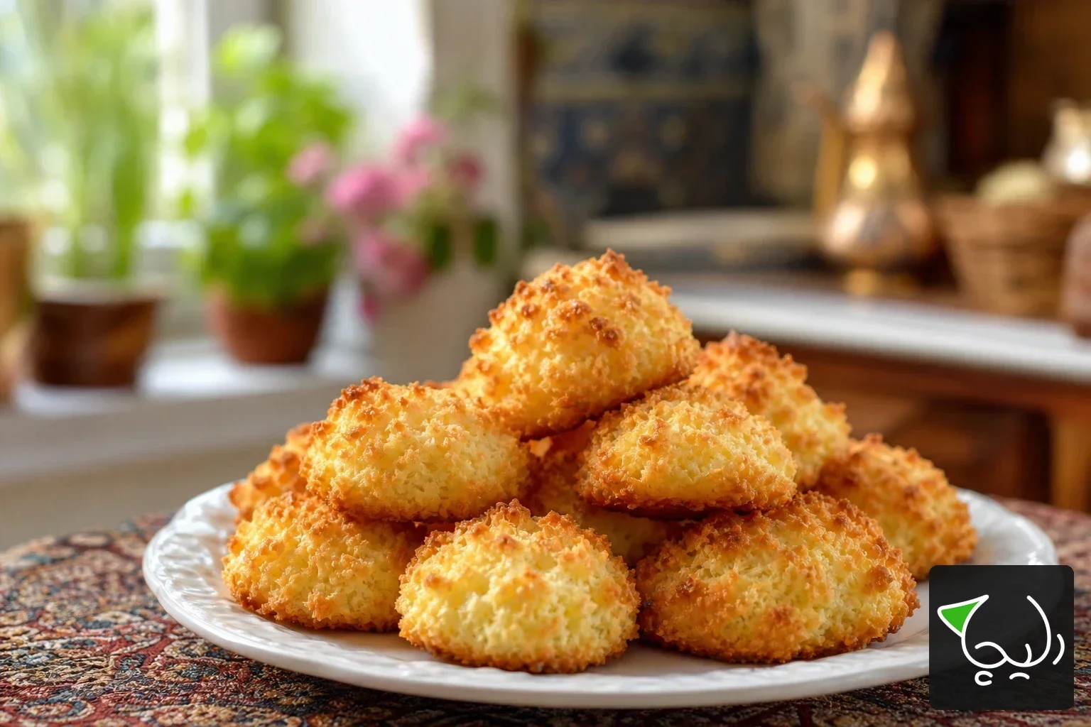 کوکی نارگیلی خانگی — دستور ترد و معطر — مجله دلیچه