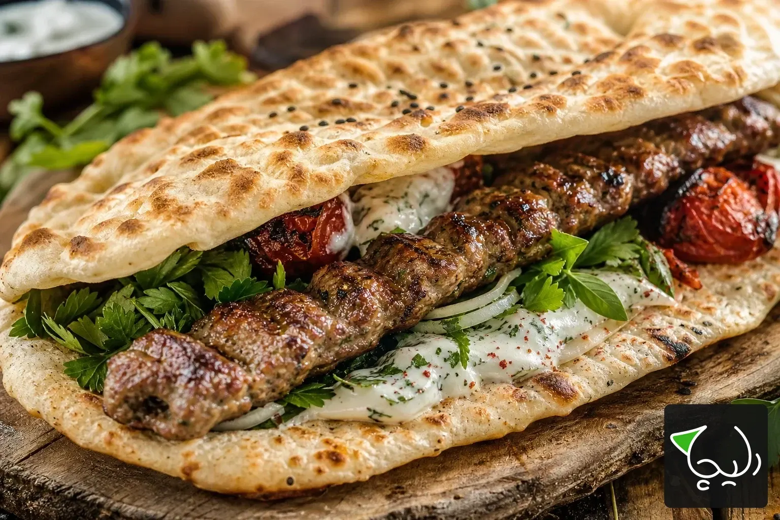 ساندویچ کباب — دستور خانگی سریع و سیرکننده — مجله دلیچه