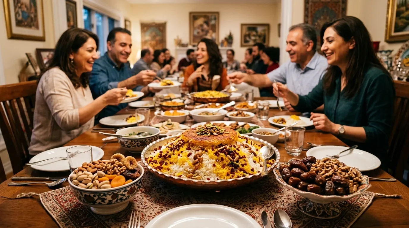 پذیرایی مهمانی ۲۰ نفر برنج، آجیل و خرما