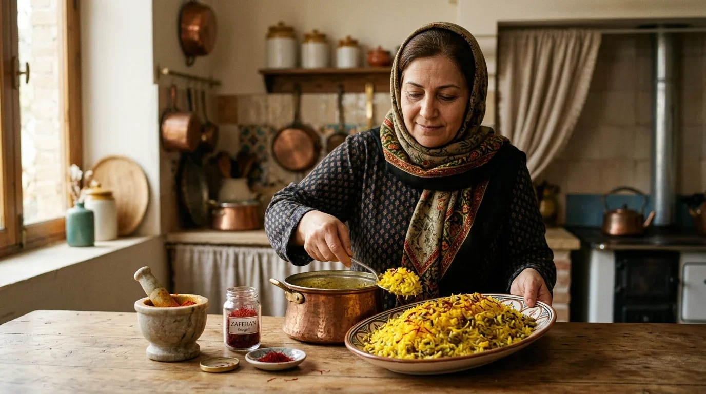 زعفران برای پلو چند نفر چند گرم کافی است؟
