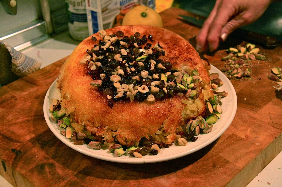 دستور چلو با ته‌دیگ طلایی — نسخه سریع — دستور پخت دلیچه
