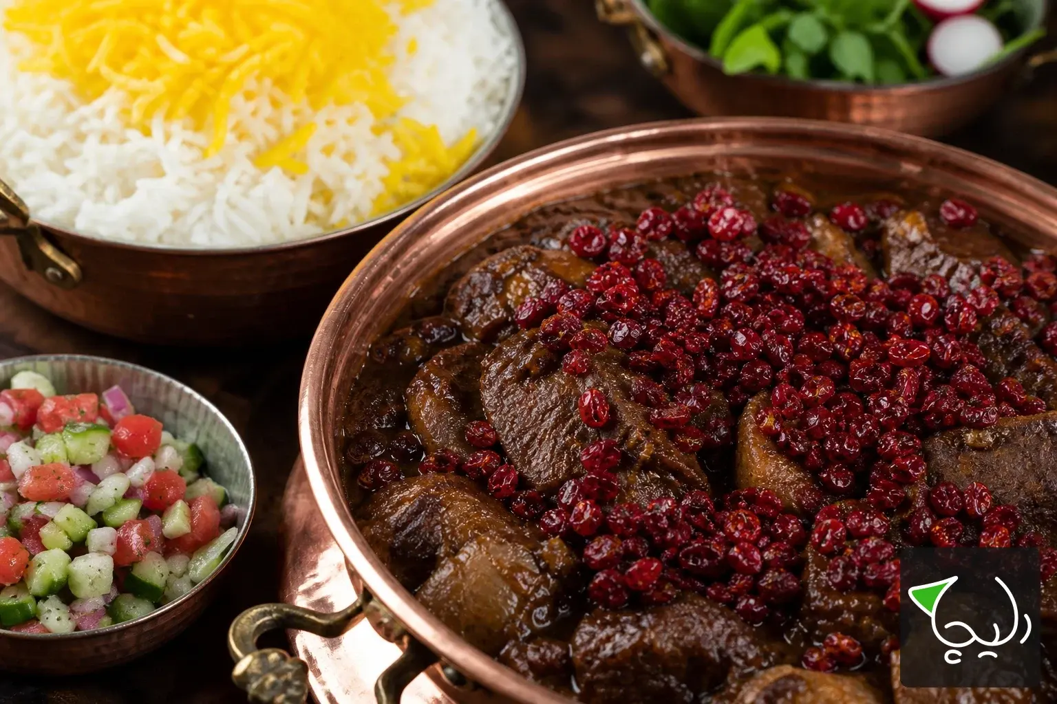 کباب زرشک بوشهر — دستور پخت دلیچه