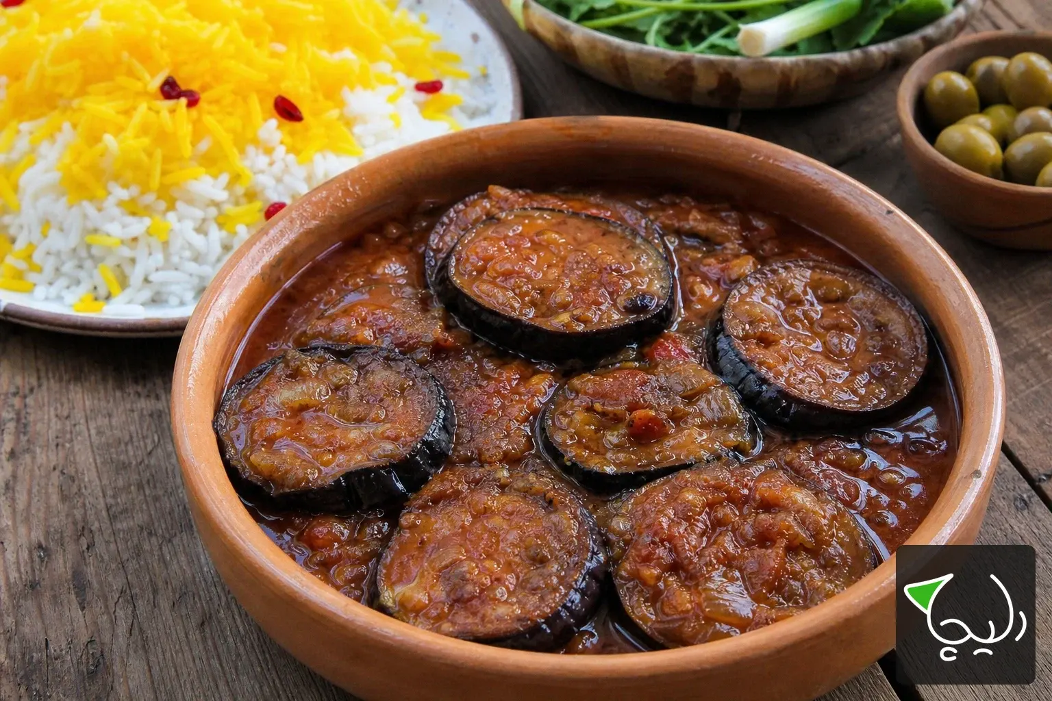 خوراک بادمجان بوشهر — دستور پخت دلیچه