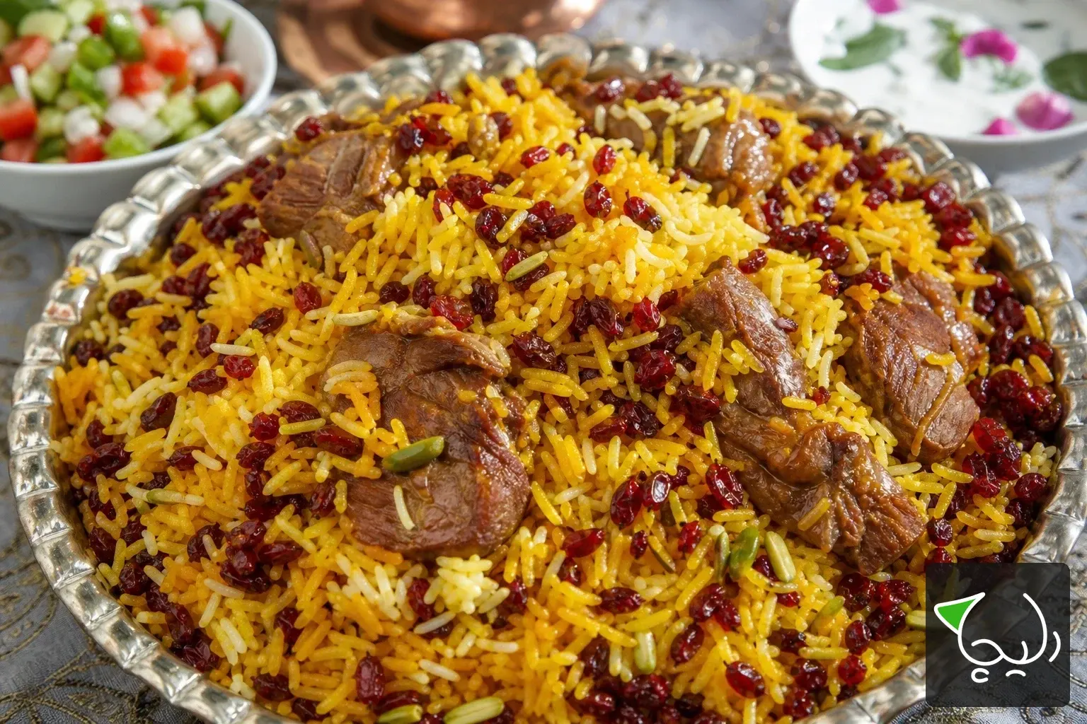 پلو زرشک بوشهر — دستور پخت دلیچه
