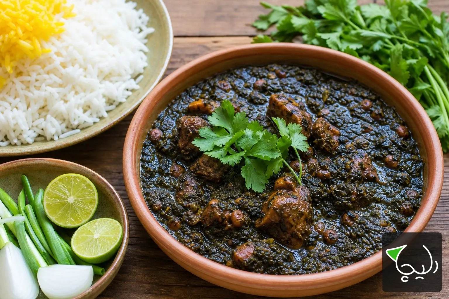 خورشت سبزی بوشهر — دستور پخت دلیچه
