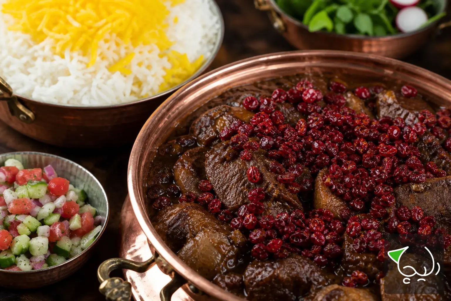 خورشت زرشک بوشهر — دستور پخت دلیچه