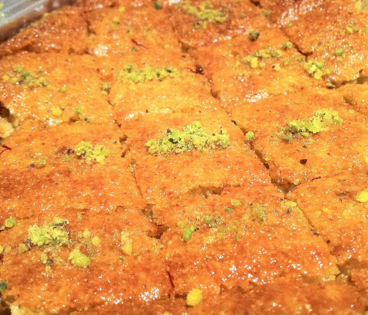 دستور basbousa — نسخه پرادویه — دستور پخت دلیچه