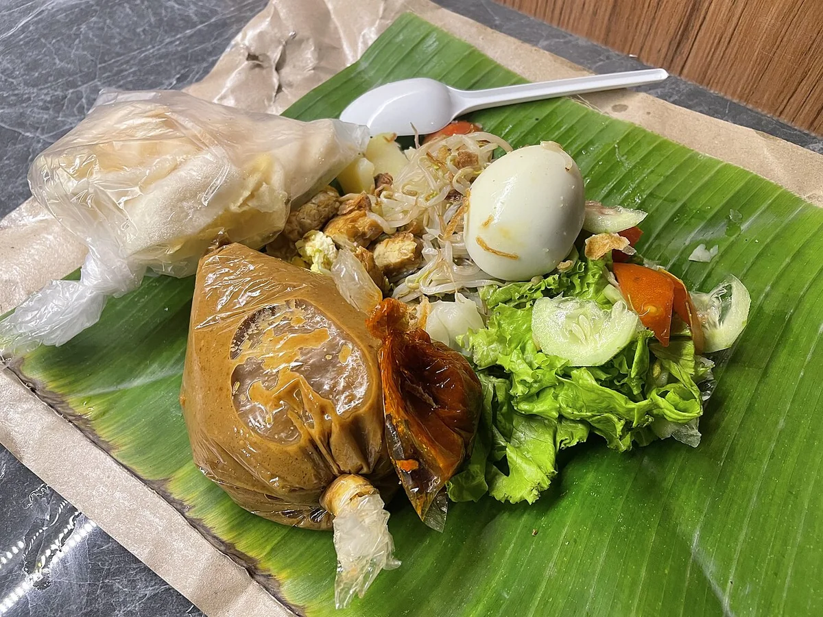 سالاد گado-gado اندونزی — دستور پخت دلیچه