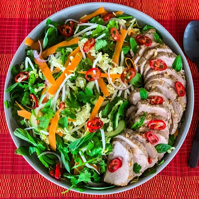 دستور پاد تای میگو — نسخه سبک‌تر — دستور پخت دلیچه