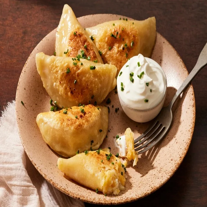 دستور pierogi سیب‌زمینی — نسخه پرادویه — دستور پخت دلیچه